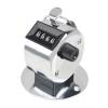 Tallies Counter 4-Digit Clickers Counter Metal Hand Tallies Counters Clickers Pitches Counter For Counting Knitting Coaching view 1
