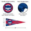 Chicago Baseball Retro Vintage Throwback Full Size Pennant Flag view 2