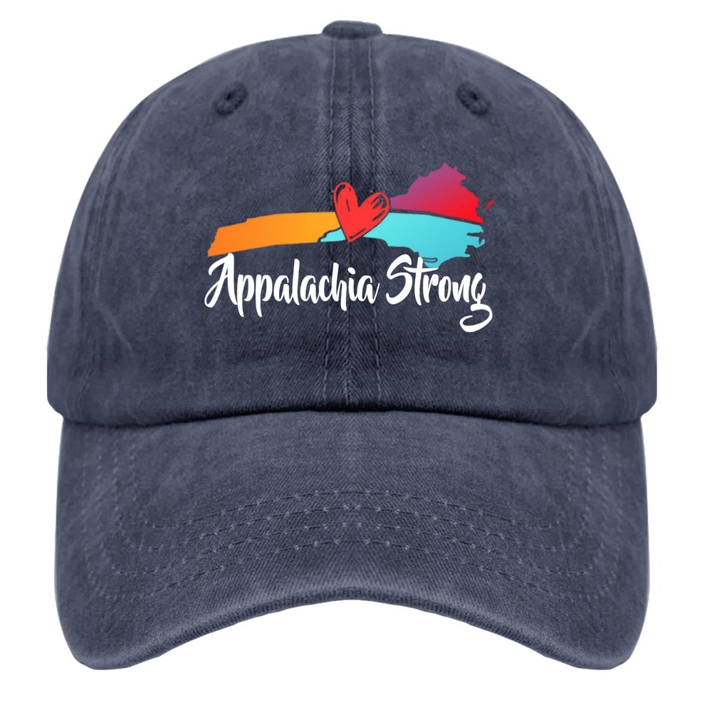 Appalachia Strong Hat Funny Appalachia Strongbaseball Cap Baseball Hats for Men Navy Blue Golf Hats Men Gifts for