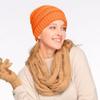 C.C Exclusives Cable Knit Beanie - Thick, Soft & Warm Chunky Beanie Hats (Orange) view 2