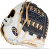 Rawlings | Liberty Advanced ColorSync Fastpitch Softball Glove | Right Hand Throw | 12.5" | Utility | X-Laced Basket Web | White/Navy/Gold view 2
