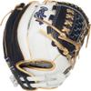 Rawlings | Liberty Advanced ColorSync Fastpitch Softball Glove | Right Hand Throw | 12.5" | Utility | X-Laced Basket Web | White/Navy/Gold view 4