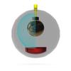 Bowlerstore Products Storm PRE-DRILLED Road Warrior Bowling Ball - Sapphire/Steel 16lbs view 2