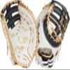 Rawlings | Liberty Advanced ColorSync Fastpitch Softball Glove | Left Hand Throw | 13" | First Base | Single Post, Double-Bar Web | White/Navy/Gold view 1
