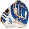 Rawlings | Liberty Advanced ColorSync Fastpitch Softball Glove | Left Hand Throw | 13" | First Base | Single Post, Double-Bar Web | White/Royal/Gold view 2