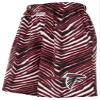 Zubaz NFL Unisex Z88 Zebra Short, Atlanta Falcons, 3X-Large view 1