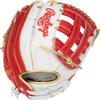 Rawlings | Liberty Advanced ColorSync Fastpitch Softball Glove | Left Hand Throw | 12.75" | Outfield | Pro H Web | White/Scarlet/Gold view 4