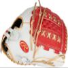 Rawlings | Liberty Advanced ColorSync Fastpitch Softball Glove | Right Hand Throw | 12.5" | Utility | X-Laced Basket Web | White/Scarlet/Gold view 2