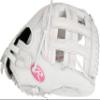 Rawlings | Liberty Advanced ColorSync Fastpitch Softball Glove | Left Hand Throw | 12.75" | Outfield | Pro H Web | White/Pink view 2