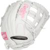 Rawlings | Liberty Advanced ColorSync Fastpitch Softball Glove | Left Hand Throw | 12.75" | Outfield | Pro H Web | White/Pink view 4