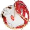 Rawlings | Liberty Advanced ColorSync Fastpitch Softball Glove | Right Hand Throw | 34" | Catcher | Modified Pro H Web | White/Scarlet/Gold view 2