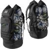 Gagasport XL Soccer Ball Bag  Heavy-Duty Mesh Backpack for Volleyball, Basketball, Water Sports | 2 Front Pockets | Adjustable Straps | Coach & Equipment Storage Bag view 1
