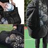 Gagasport XL Soccer Ball Bag  Heavy-Duty Mesh Backpack for Volleyball, Basketball, Water Sports | 2 Front Pockets | Adjustable Straps | Coach & Equipment Storage Bag view 3