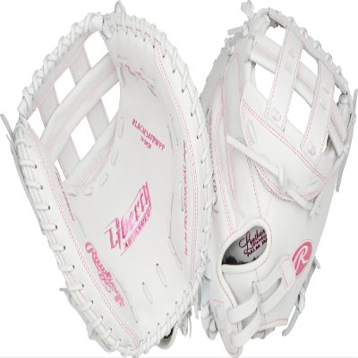 Rawlings | Liberty Advanced ColorSync Fastpitch Softball Glove | Right Hand Throw | 34" | Catcher | Modified Pro H Web | White/Pink