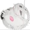 Rawlings | Liberty Advanced ColorSync Fastpitch Softball Glove | Right Hand Throw | 34" | Catcher | Modified Pro H Web | White/Pink view 2