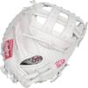 Rawlings | Liberty Advanced ColorSync Fastpitch Softball Glove | Right Hand Throw | 34" | Catcher | Modified Pro H Web | White/Pink view 4