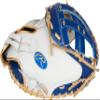 Rawlings | Liberty Advanced ColorSync Fastpitch Softball Glove | Right Hand Throw | 34" | Catcher | Modified Pro H Web | White/Royal/Gold view 2