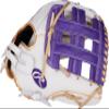 Rawlings | Liberty Advanced ColorSync Fastpitch Softball Glove | Left Hand Throw | 12.75" | Outfield | Pro H Web | White/Purple/Gold view 2