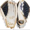 Rawlings | Liberty Advanced ColorSync Fastpitch Softball Glove | Right Hand Throw | 12" | Utility | Basket Web | White/Navy/Gold view 1