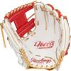 Rawlings | Liberty Advanced ColorSync Fastpitch Softball Glove | Right Hand Throw | 11.75" | Infield | Pro I Web | White/Scarlet/Gold view 3