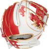 Rawlings | Liberty Advanced ColorSync Fastpitch Softball Glove | Right Hand Throw | 11.75" | Infield | Pro I Web | White/Scarlet/Gold view 4