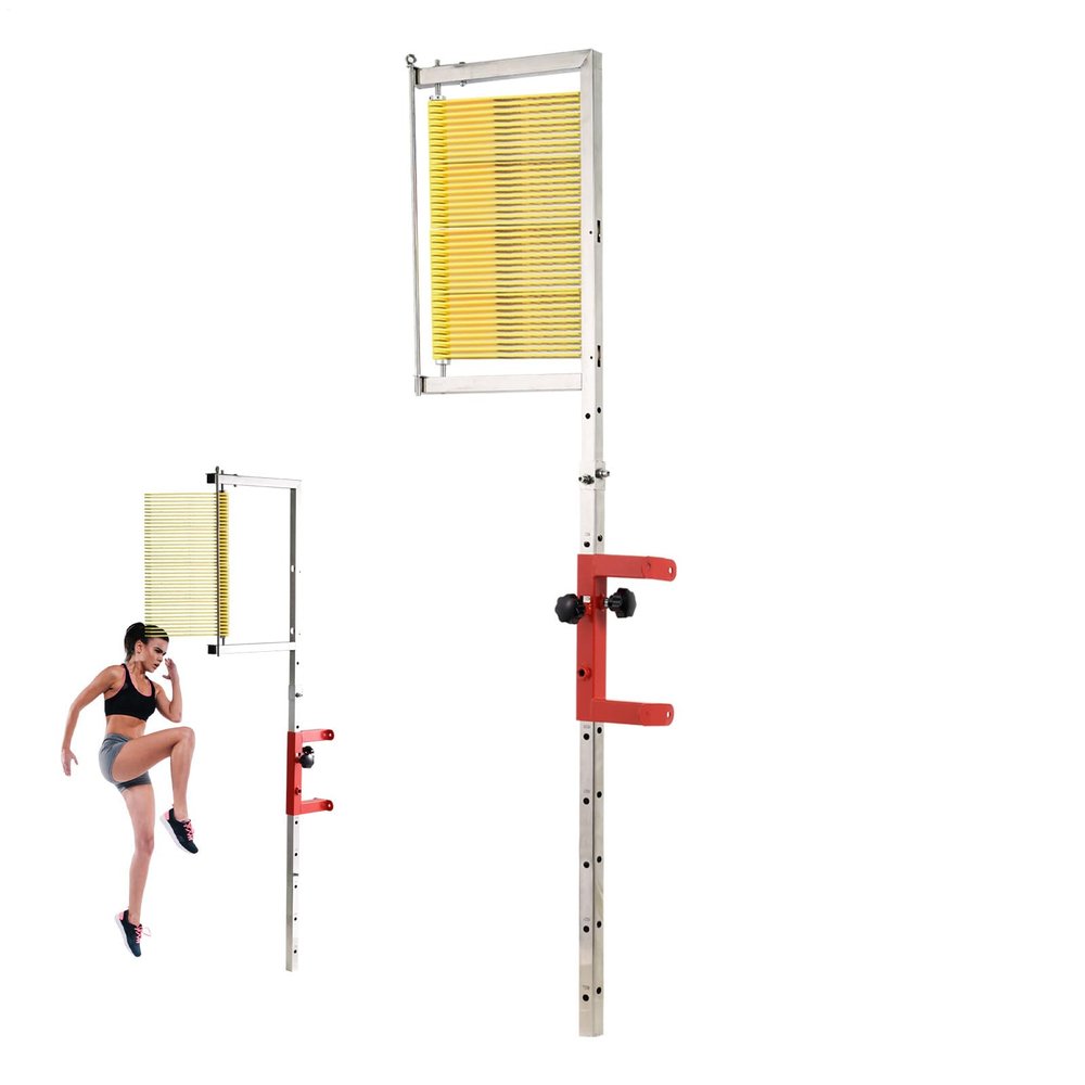 3.9-11.5Ft Vertical Jump Tester | Wall Mounted Vertical Jump Trainer | Vertical Jump Measurement Tool | Vertical Jump Excise Stick Pole | Jump Height Training Aid for Volleyball Basketball