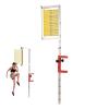 3.9-11.5Ft Vertical Jump Tester | Wall Mounted Vertical Jump Trainer | Vertical Jump Measurement Tool | Vertical Jump Excise Stick Pole | Jump Height Training Aid for Volleyball Basketball