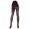 NuVein Sheer Maternity Compression Pantyhose, 8-15 mmHg Support, Lightweight Denier Nylons, Black, Tall view 1