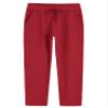Weintee Women's Petite Cotton Sweatpants with Pockets L Red view 1