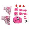 Inline Skates, Improved Balance Children's Blade Skates Adjustable 4 Light Up Wheels PVC and Rubber for Birthday view 4
