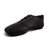 MSMAX Jazz Shoes for Women Black Leather Low-top Renaissance Sneakers 6 M US Women view 1