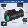 WGFXYBFY PVS-14 Helmet Mounted Night Vision Scope Infrared Night Vision Monocular for Adults 2X Magnification Can Be Used During The Day and at Night for Camping & Surveillance view 2