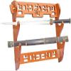 Sword Stand Wall Mount Bamboo Wood Display Holder Samurai Sword Bracket for Katana Wakizashi Sword Stand(Size:3 Layer) view 3