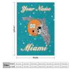 Custom Football Blanket for Men Women Kids Designed and Made in The USA Printed Name Number Soft Flannel Bed Throw Blankets City Map Style Couch Blanket Fans Gifts 40"x30", 50"x40", 60"x50", 80" x60 view 3