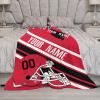 Custom College Football Blanket for Men Women Gifts Designed and Made in The USA Printed Team Name Number Soft Flannel Bed Throw Blankets Cooling Blanket 40"x30", 50"x40", 60"x50", 80" x60 view 4
