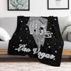 Custom Football Blanket for Men Women Kids Designed and Made in The USA Printed Name Number Soft Flannel Bed Throw Blankets City Map Style Couch Blanket Fans Gifts 40"x30", 50"x40", 60"x50", 80" x60 view 4