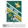Custom College Football Blanket for Men Women Gifts Designed and Made in The USA Printed Team Name Number Soft Flannel Bed Throw Blankets Cooling Blanket 40"x30", 50"x40", 60"x50", 80" x60 view 2