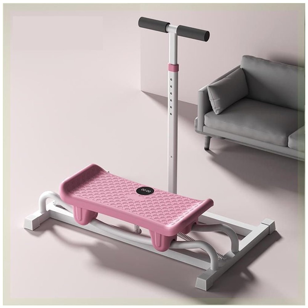 JTYMZYY Ski Simulator Machine,Ski Machine, Leg Machine, Ski Simulation Trainer, Thin Legs, Postpartum Repair Pelvic Floor Muscle Trainer Thigh Trainer, Balance Training(Pink)