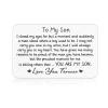 Aeonovs Graduation Gift for Boys Age 16-18, Fathers Day Card for Adult Son, To My Son Wallet Card, 16th Birthday Gifts for Boys, Graduation Cards for Him, Sweet 16 Birthday Cards view 1