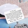 Aeonovs Graduation Gift for Boys Age 16-18, Fathers Day Card for Adult Son, To My Son Wallet Card, 16th Birthday Gifts for Boys, Graduation Cards for Him, Sweet 16 Birthday Cards view 3