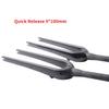 BSFHQS Road Bike Rigid Forks 700C Gravel Bike Front Forks 1-1/8Straight/1-1/2Tapered Tube Forks Disc Brake Carbon Fiber Hard Fork 9 * 100mm QR(Gloss Black,Straight) view 4