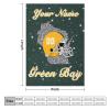 Custom Football Blanket for Men Women Kids Designed and Made in The USA Printed Name Number Soft Flannel Bed Throw Blankets City Map Style Couch Blanket Fans Gifts 40"x30", 50"x40", 60"x50", 80" x60 view 3