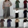 Women's Solid Color Long Sleeve Jumper & Pleated Bottom Dress Fashion Sweatshirt Top and Pleated Bottom Jasperbelly (Green,X-Large) view 2