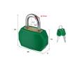 Small Suitcase Diary Lock Travel Luggage Backpack Lock with 2 Keys Portable Drawer Cabinet Mini Security Padlock 1Pcs(Green) view 2