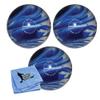 Bowlerstore Products EPCO Duckpin Bowling Balls - Marbleized - Blue & White (5 inch- 3lbs. 8 oz.) 3 Balls