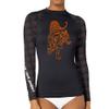 DEHAHA Women's Tiger Rash Guard Athletic Running Shirts, Long Sleeve Medium view 1