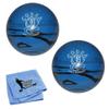 Bowlerstore Products EPCO Duckpin Bowling Ball - (4 3/4 inch- 3lbs. 6oz.) Cobra Pro Rubber - Blue & Black 2 Balls