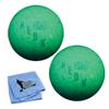 Bowlerstore Products EPCO Duckpin Bowling Balls- Neon Speckled - Green (5 inch- 3lbs. 8 oz.) 2 Balls
