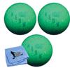 Bowlerstore Products EPCO Duckpin Bowling Balls - Neon Speckled - Green (4 7/8 inch- 3lbs. 10 oz.) 3 Balls view 1
