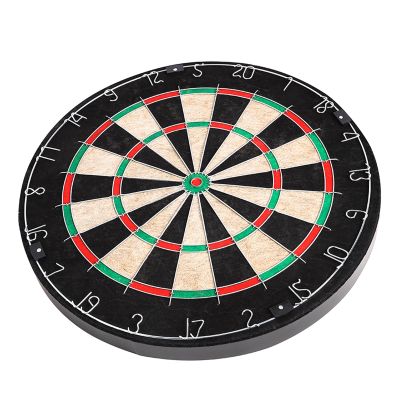 18 Inch Premium Sisal Dartboard Set with 6 x 18g Darts and Hanger,Professional Dartboard Sets for Home